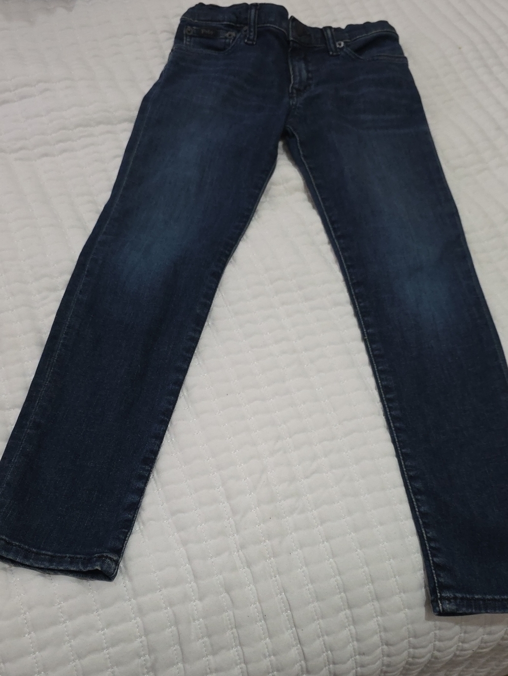Ralph Lauren Boys Dark Blue Straight Jeans